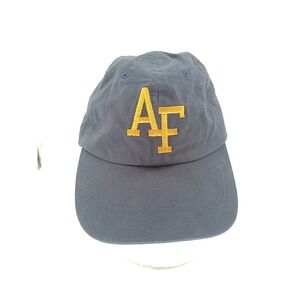 Vtg Air Force Brooks Brothers Strapback Hat S/M Blue Made In USA Embroidered #12